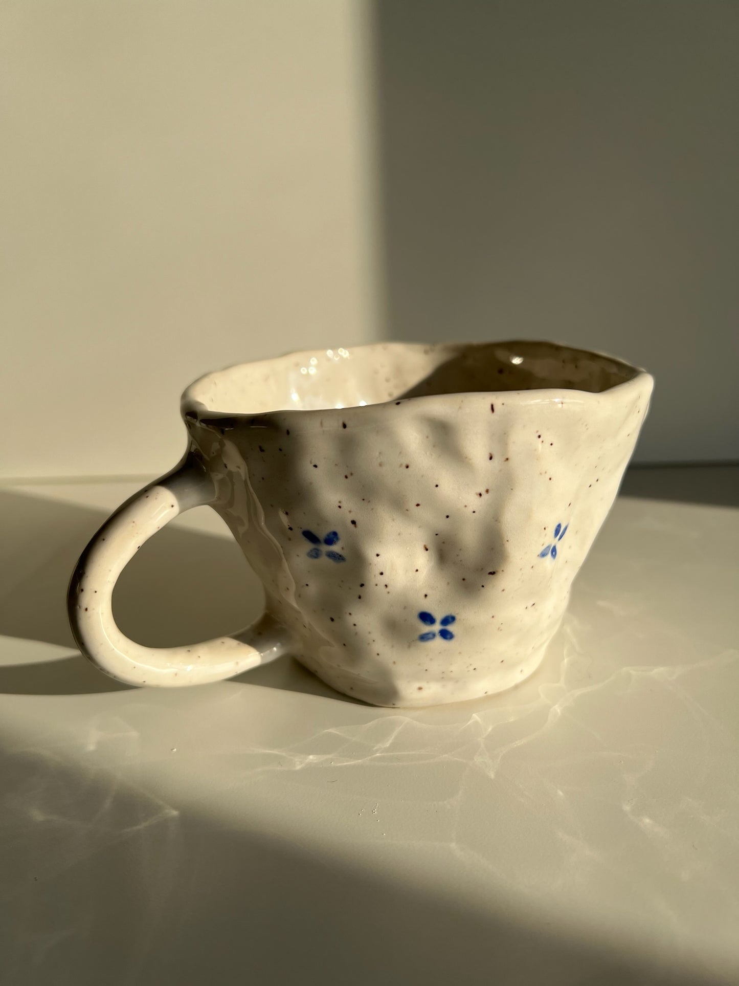 Pinched - Blue Flower