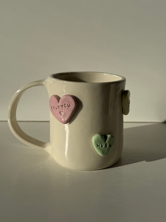 Candy Hearts Mug