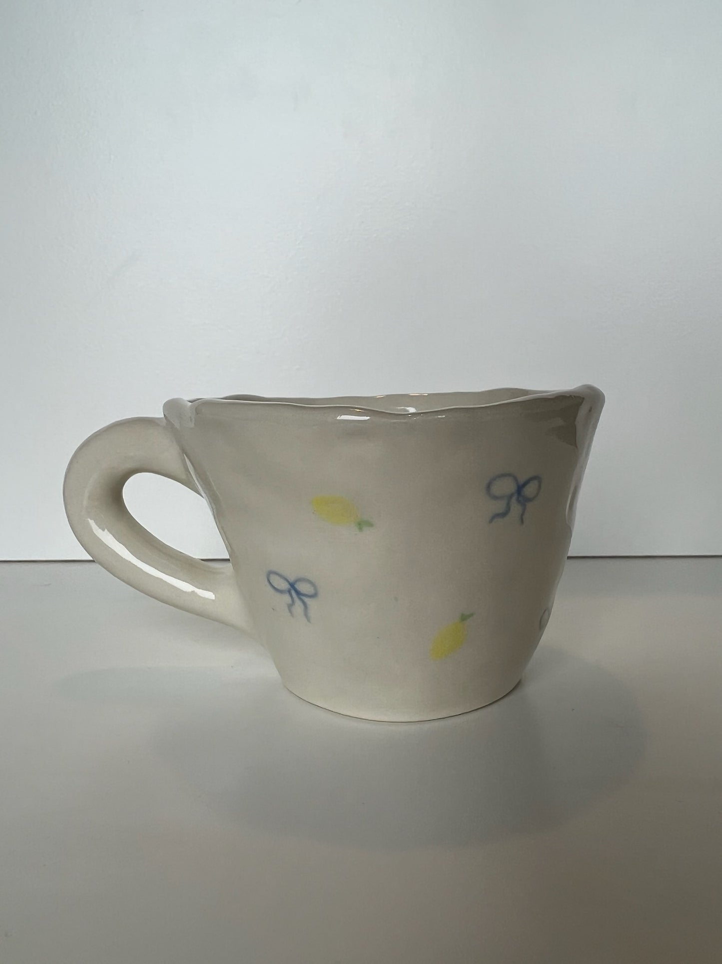 Pinched - Blue Bow with Lemons