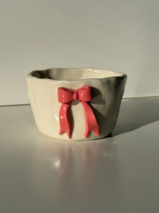 Small Bow Pet Bowl